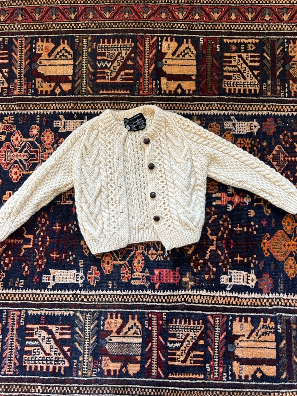 100% wool Irish Sweater - Toddler 2t/3t - Picture 2 of 2